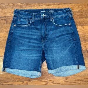 Old Navy High Rise O.G. Straight Denim Shorts